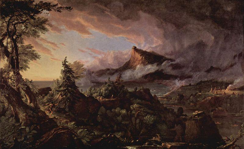 Thomas Cole der Urzustand oil painting picture